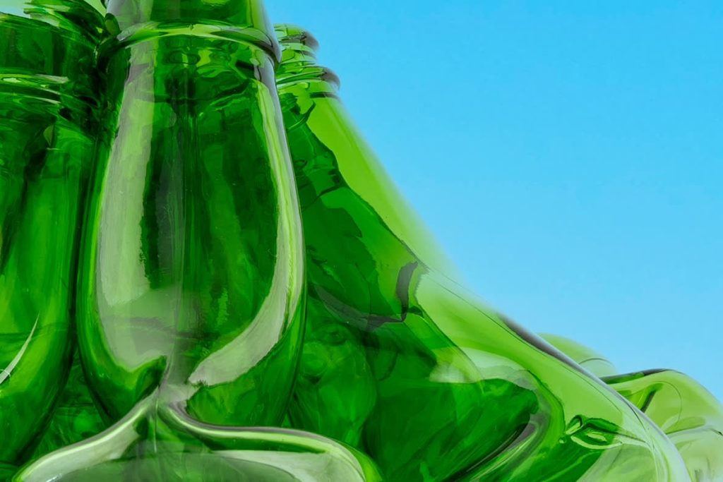 Opera in Vetro Riciclato - "Elevazione Naturale"